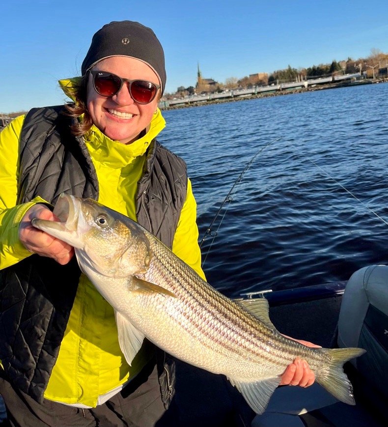Spring striped bass fishing on the Miramichi