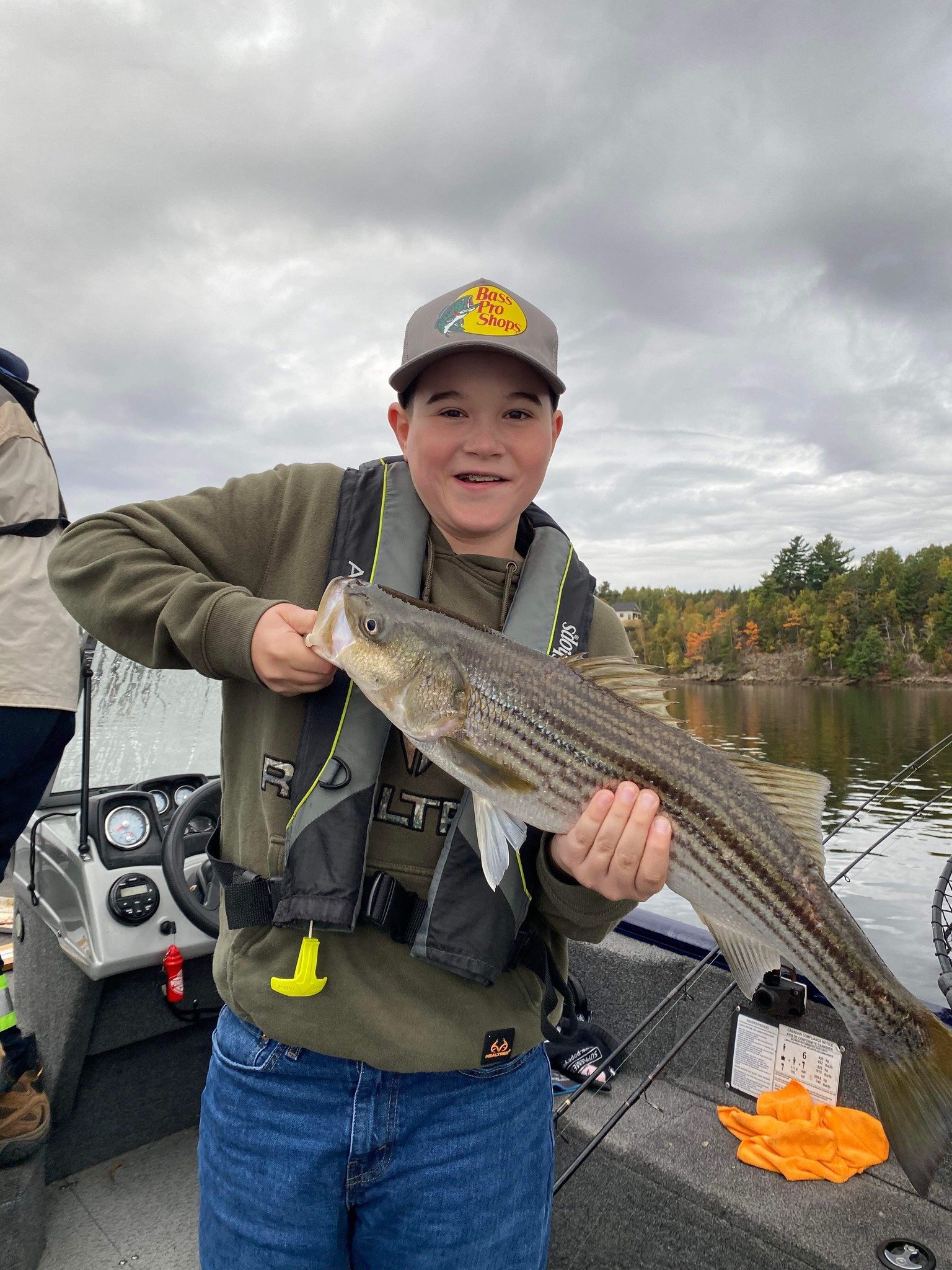 Spring striped bass fishing Miramichi