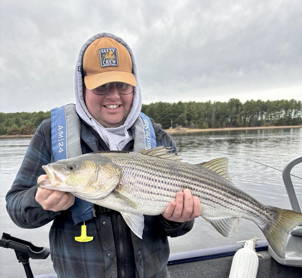 Striped bass fishing guide New Brunswick
