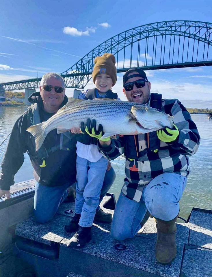 Guided striper trip Miramichi