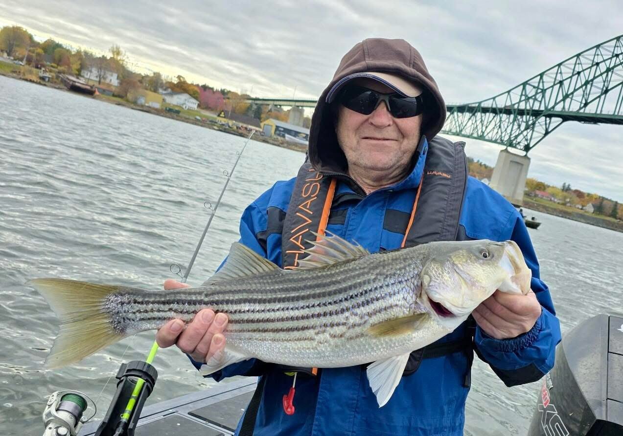 Bass fishing charter Miramichi NB