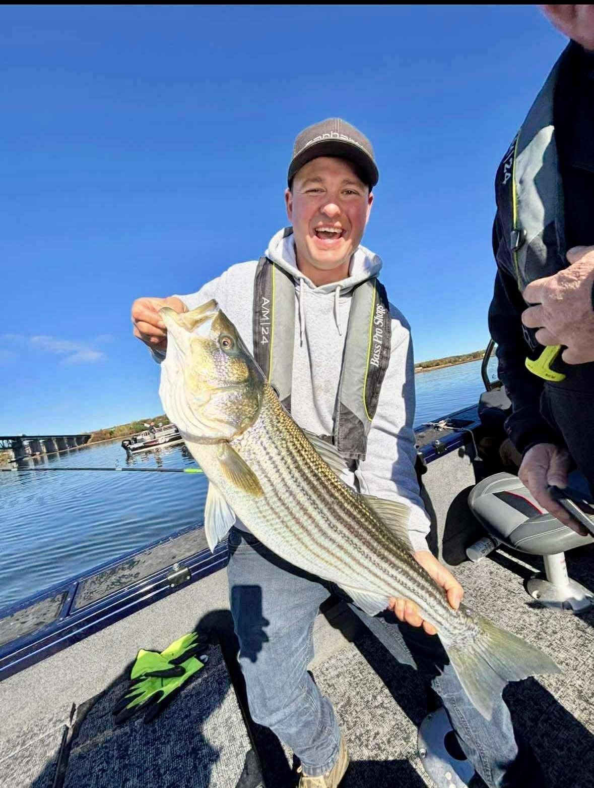 Striped bass fishing Miramichi New Brunswick