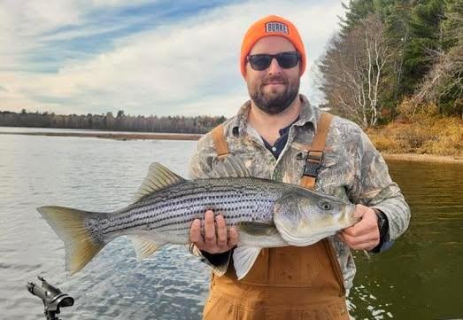 Spring striped bass fishing Miramichi